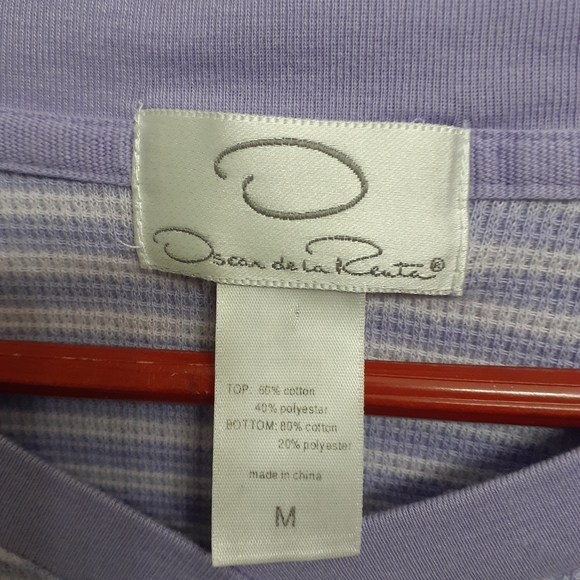 Lilac Oscar de la Renta Thermal Top Medium - Picture 2 of 6